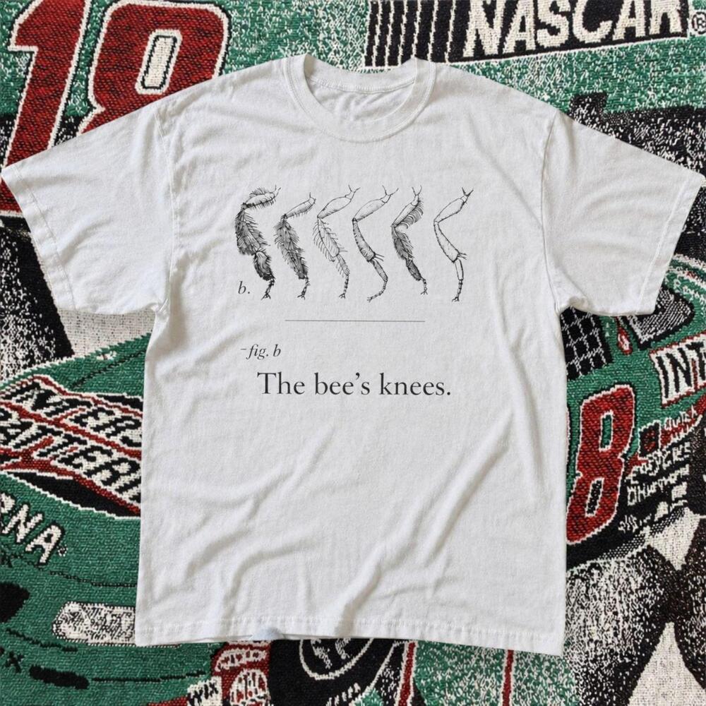 The Bee Knees Graphic Tee White Unisex